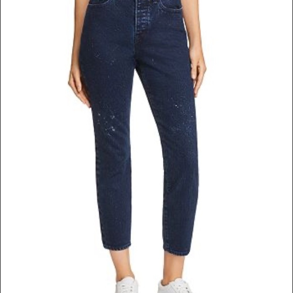 Levi’s Sz 25 Premium Wedgie Tapered Fit Jeans in Intergalactic Wash